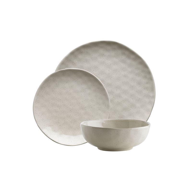 Ecology – Oatmeal Speckle 12pc Dinnerset – Premium Stoneware