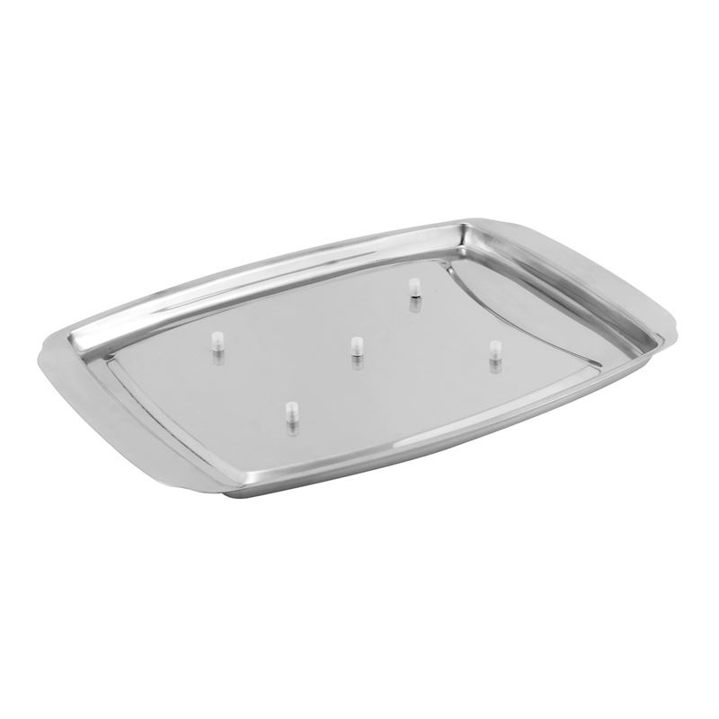 Benzer – Karve Stainless Steel Carving Tray 35.5x25x1.5cm