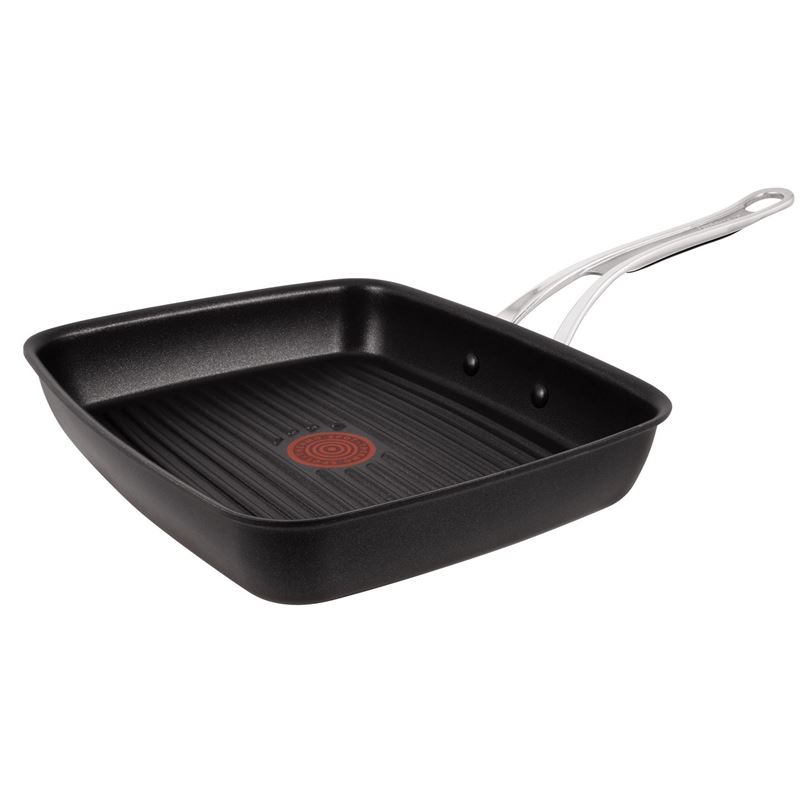 Jamie Oliver by Tefal – Professional Series Cast Aluminium Induction Sharks Tooth Grill Pan 23x27cm