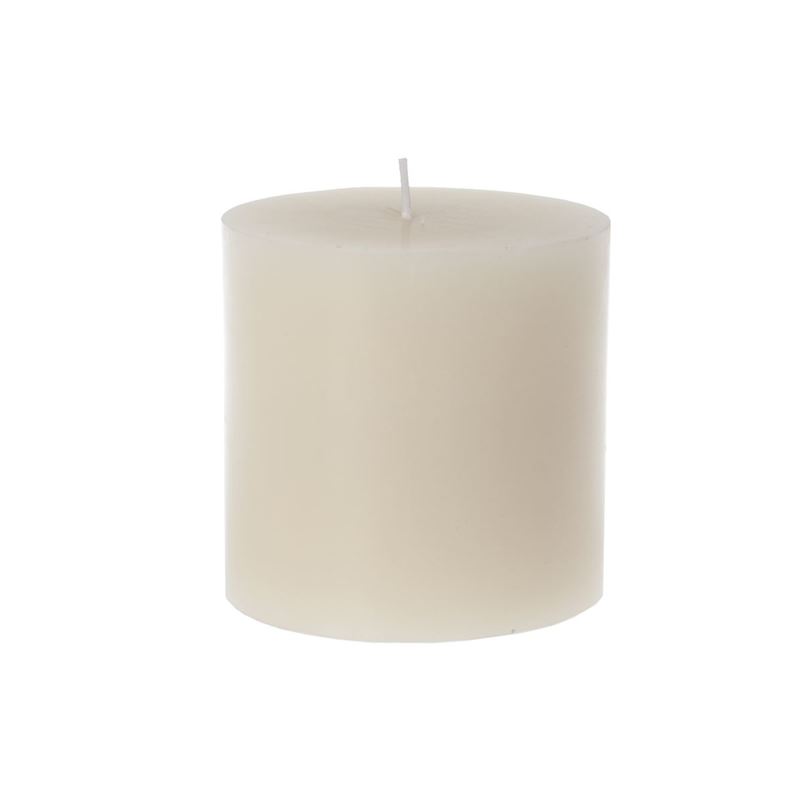 Zuhause – Klassik Candle 10x10cm Ivory