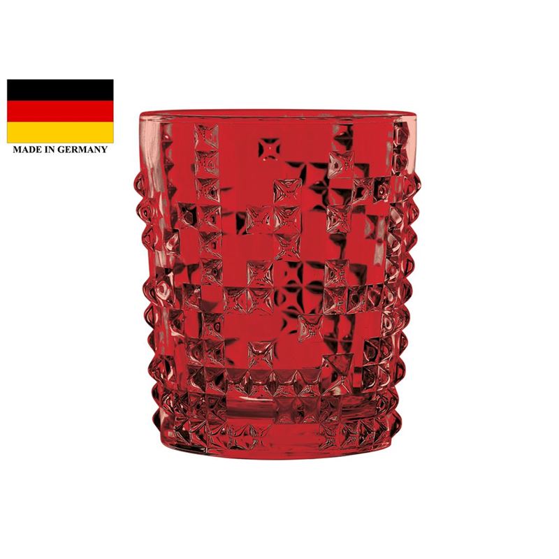 Nachtmann Crystal – Punk Whisky Tumbler Ruby 384ml (Made in Germany)
