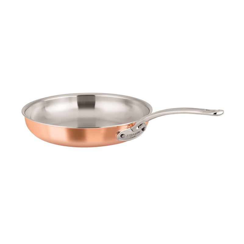 Chasseur – Escoffier Copper and Stainless Steel Tri-Ply Frypan 28cm