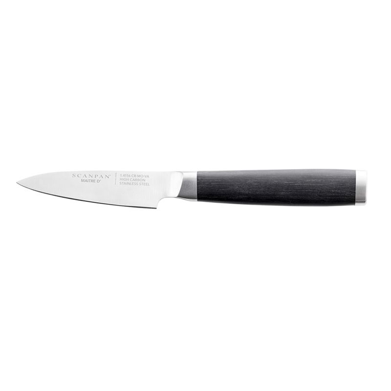 Scanpan – Maitre D’ Japanese Inspired German Stainless Steel with Pakka Wood Handle Paring Knife 8cm