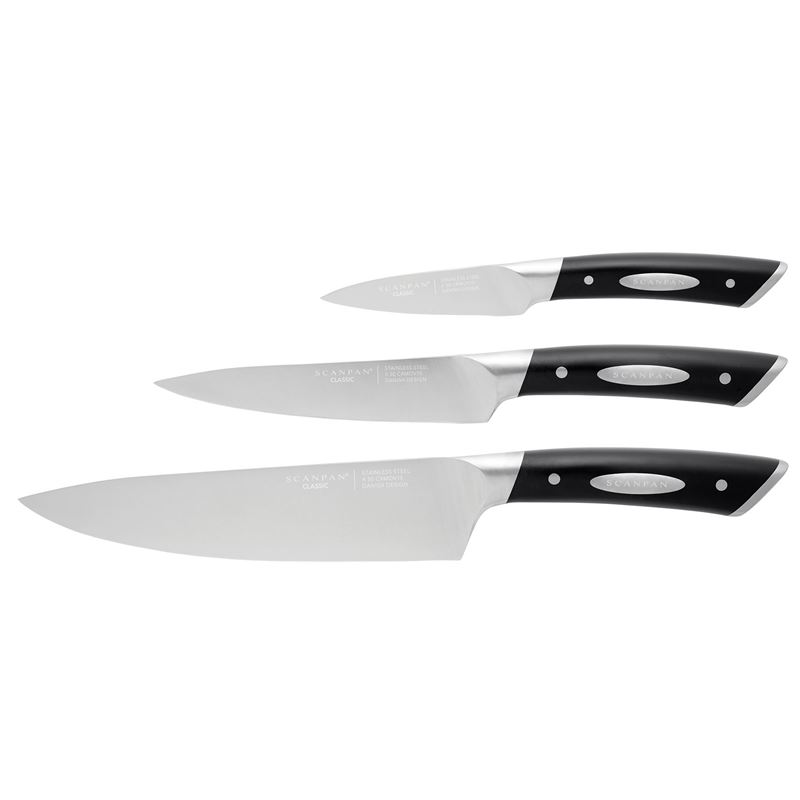 Scanpan Classic – Fully Forged 3pc Knife Set