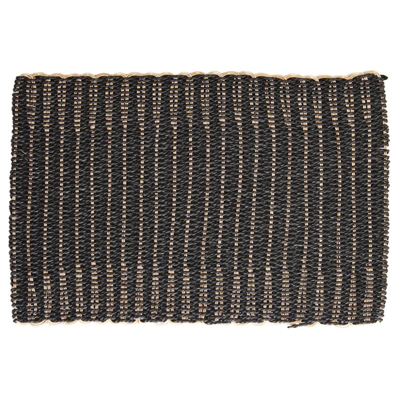 Zuhause – Lombok Natural Weave Placemat 30x45cm Charcoal