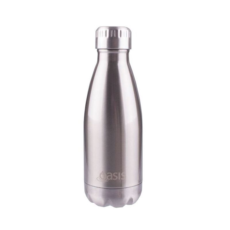 Oasis – Insulated Drink Bottle 350ml Silver