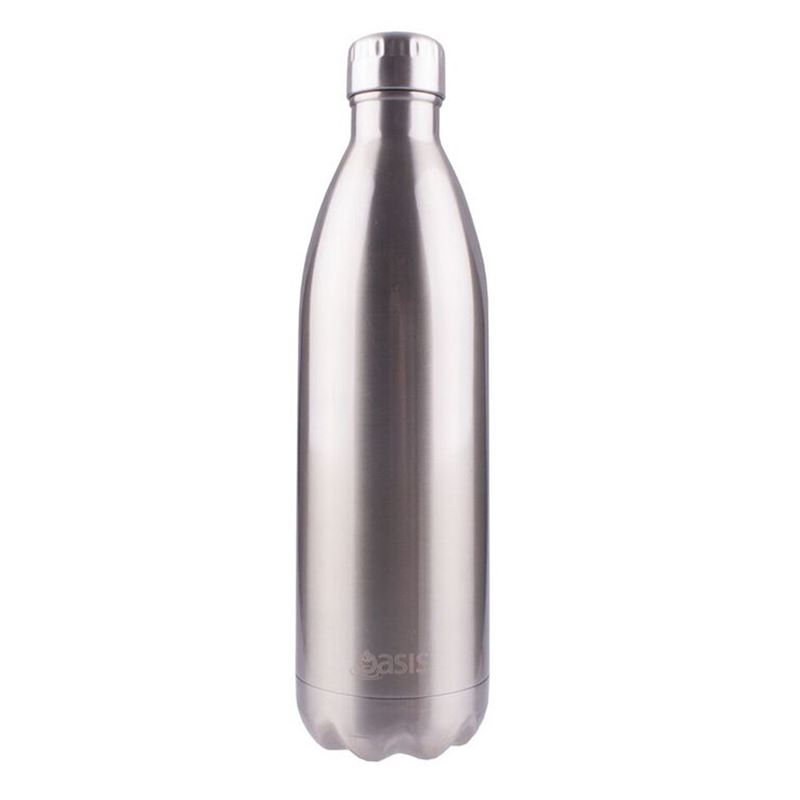Oasis – Insulated Drink Bottle 1Ltr Silver