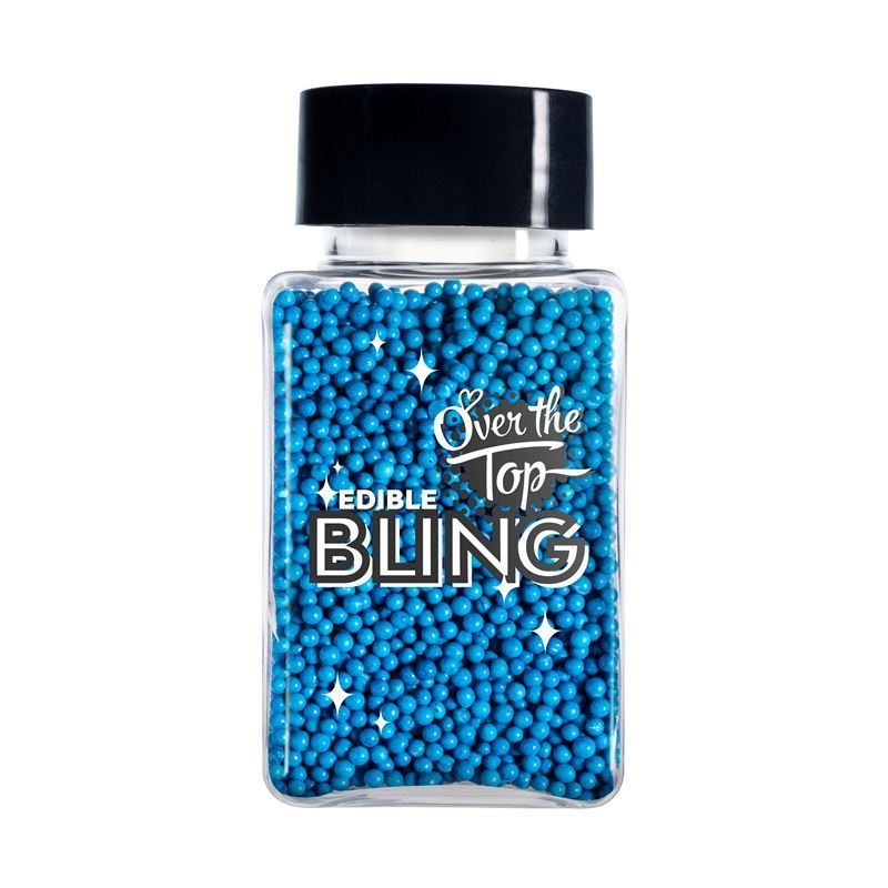 Over the Top – Edible Bling Sprinkles Blue 60g
