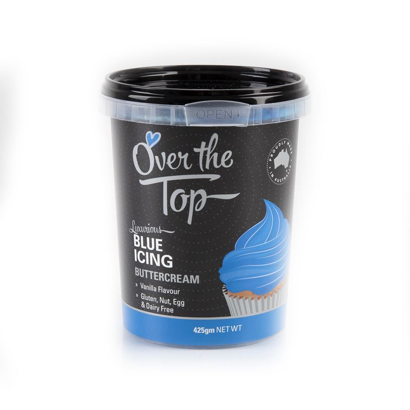 Over the Top – Ready Made Buttercream Blue 425g