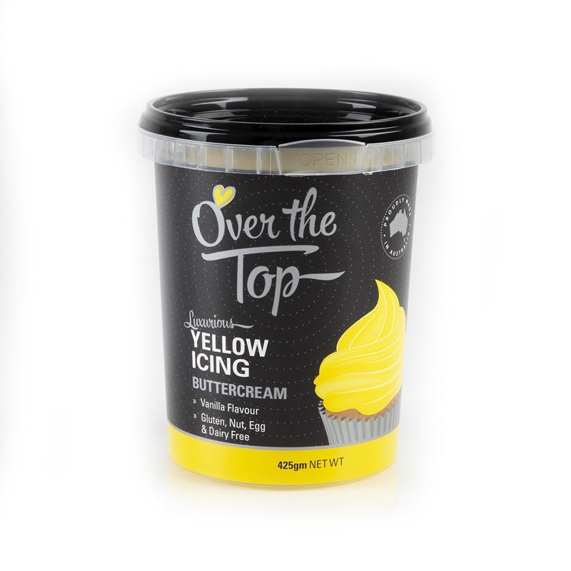 Over the Top – Ready Made Buttercream Yellow 425g