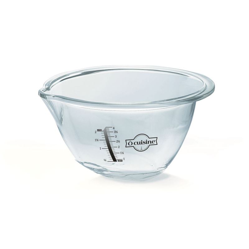 O’Cuisine – 30cm Expert Glass Mixing Bowl 4.2 Ltr (Made in France)