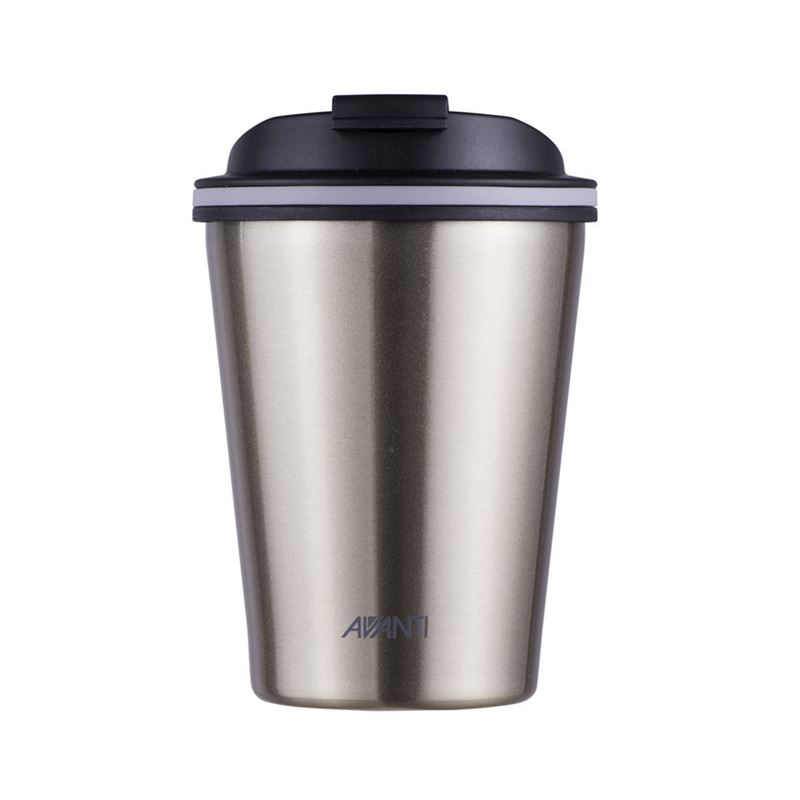 Avanti – GOCUP Double Wall Stainless Steel Coffee Cup 236ml Champagne