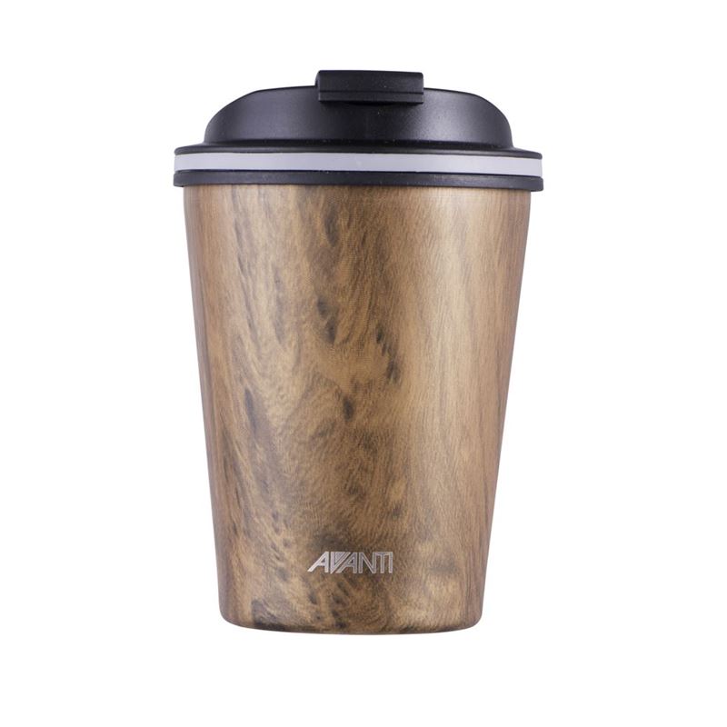 Avanti – GOCUP Double Wall Stainless Steel Coffee Cup 280ml Driftwood *