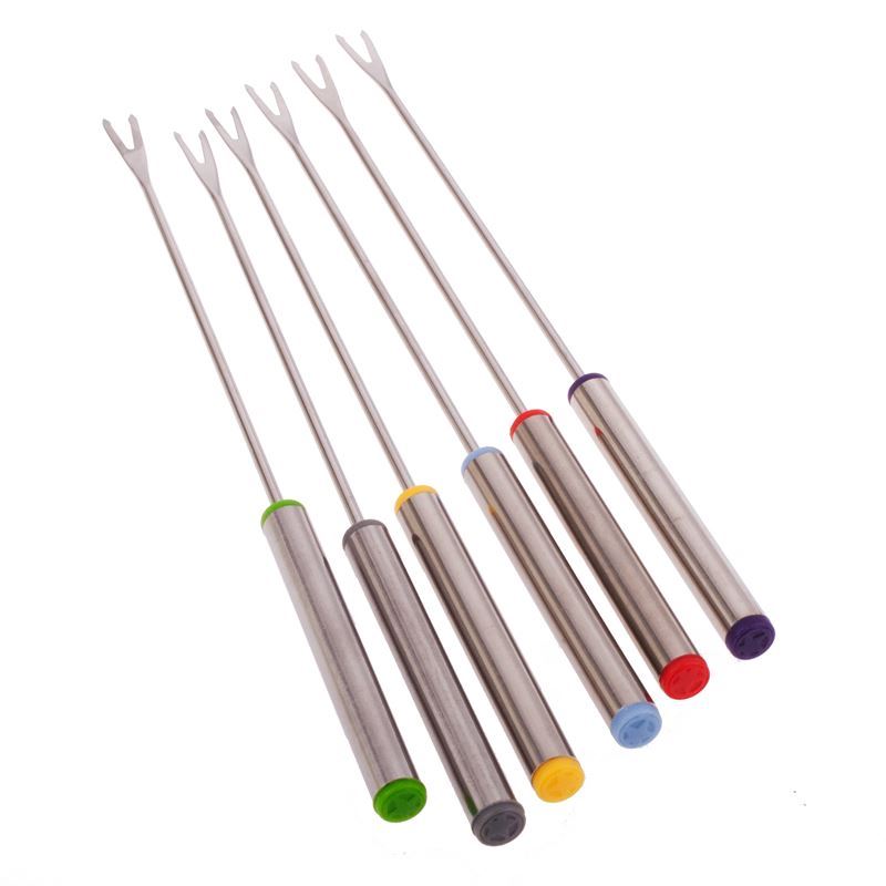 Edge Design – Fondue Forks set of 6 with Stainless Steel Handle
