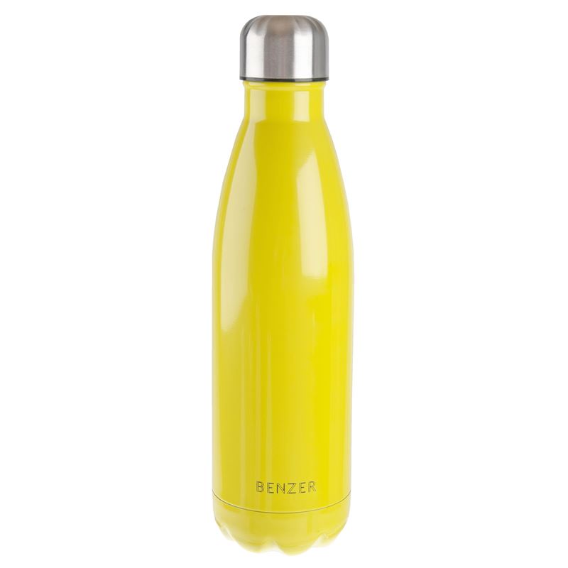 Benzer – Activ Double Wall Insulated Stainless Steel Bottle 500ml Yellow