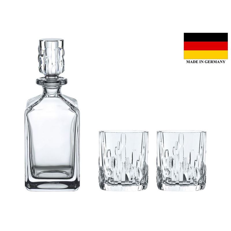 Nachtmann Crystal – Shu Fa Whisky Tumbler and Decanter  Set of 3 (Made in Germany)