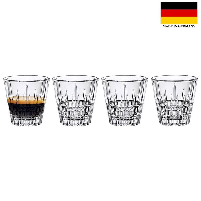 Spiegelau – Perfect Serve Collection by Stephan Hinz Espresso Glasses 80ml Set of 4 (Made in Germany)