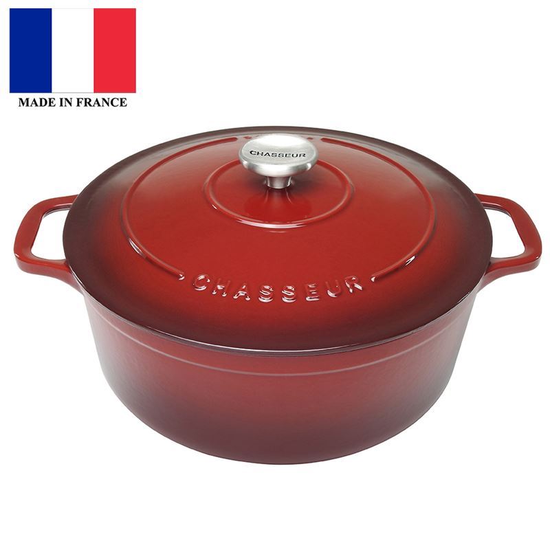 Chasseur Cast Iron – Bordeaux Round French Oven 24cm 4Ltr  (Made in France)