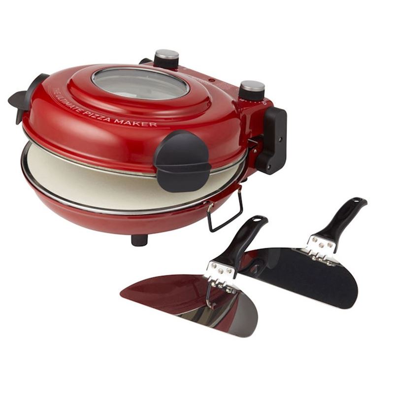 MasterPro – Electrical The Ultimate Pizza Oven with Window Red