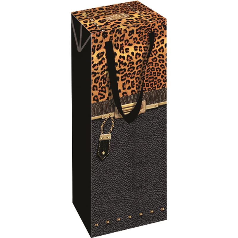Ogilvies Designs – Gift Bag Box Bottle Bag Cheetah