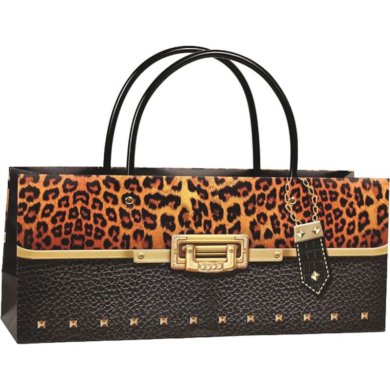 Ogilvies Designs – Gift Bag Box Horizontal Bag Cheetah