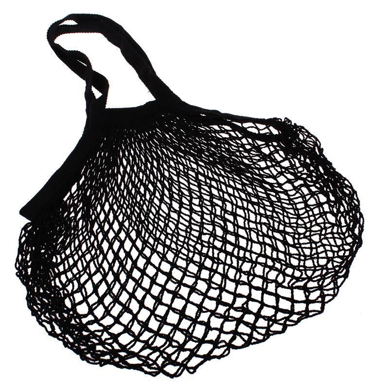 Appetito – String Bag with Long Handle Black
