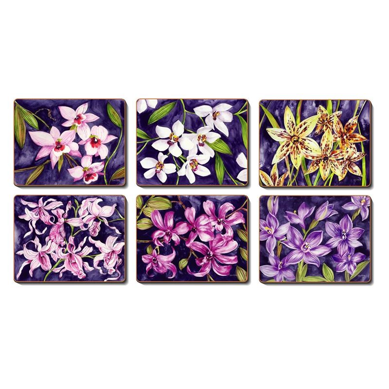 Cinnamon – Orchid Garden Placemat 34×26.5cm Set of 6
