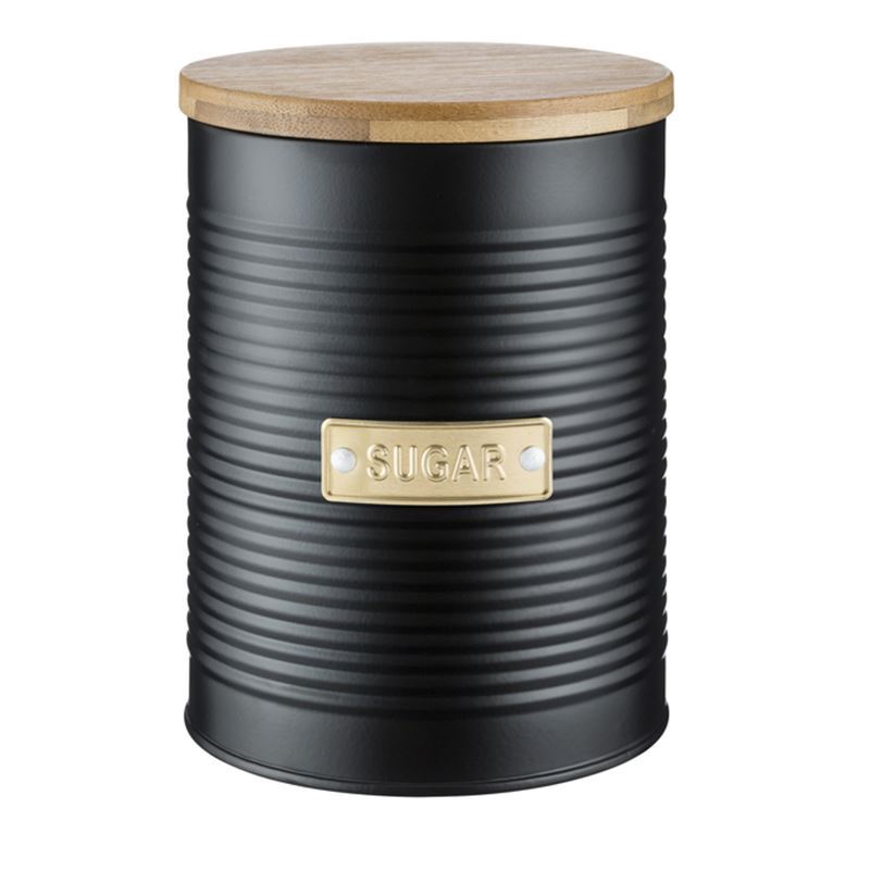 Typhoon – Living Otto Black Sugar Storage Canister 1.4Ltr