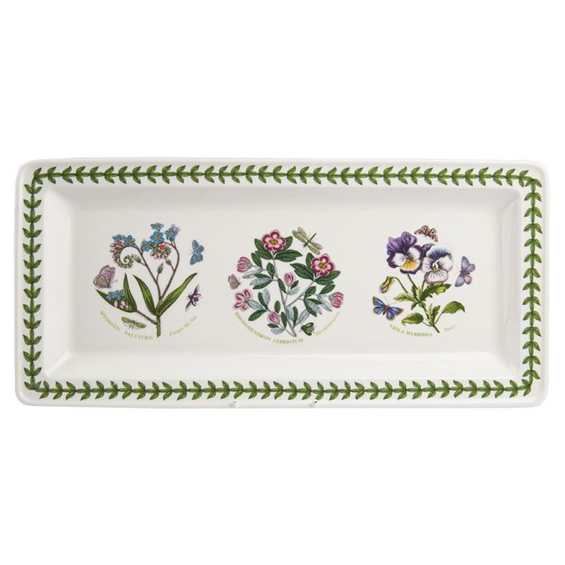 Portmeirion Botanic Garden – Rectangular Tray 36.5x17cm