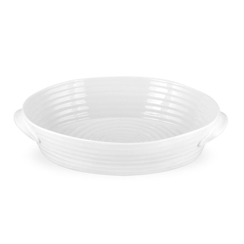 Sophie Conran for Portmeirion – Ice White Medium Oval Roasting Dish 29.5x20x6cm