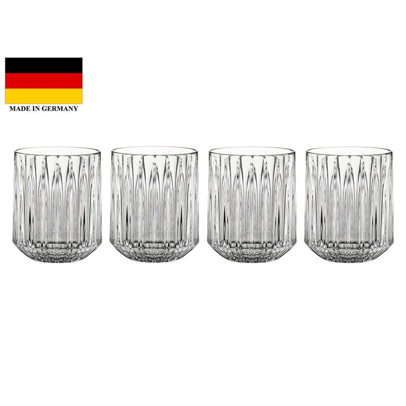 Nachtmann Crystal – Jules Whisky Tumbler 305ml Set of 4 (Made in Germany)