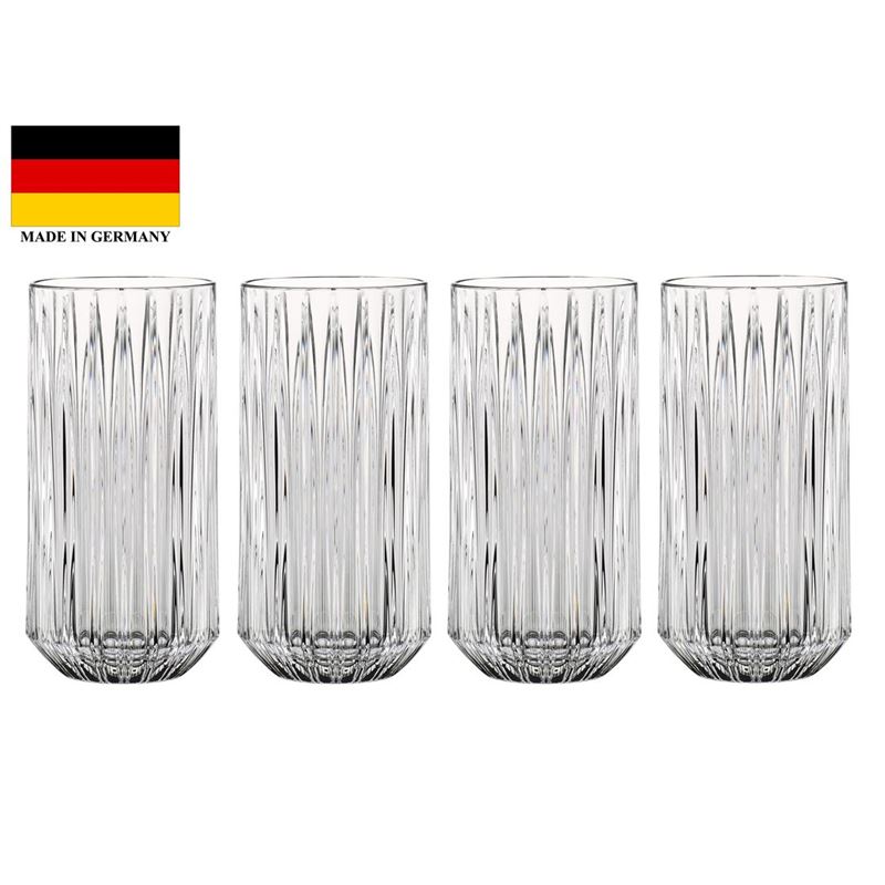 Nachtmann Crystal – Jules High Ball 375ml Set of 4 (Made in Germany)