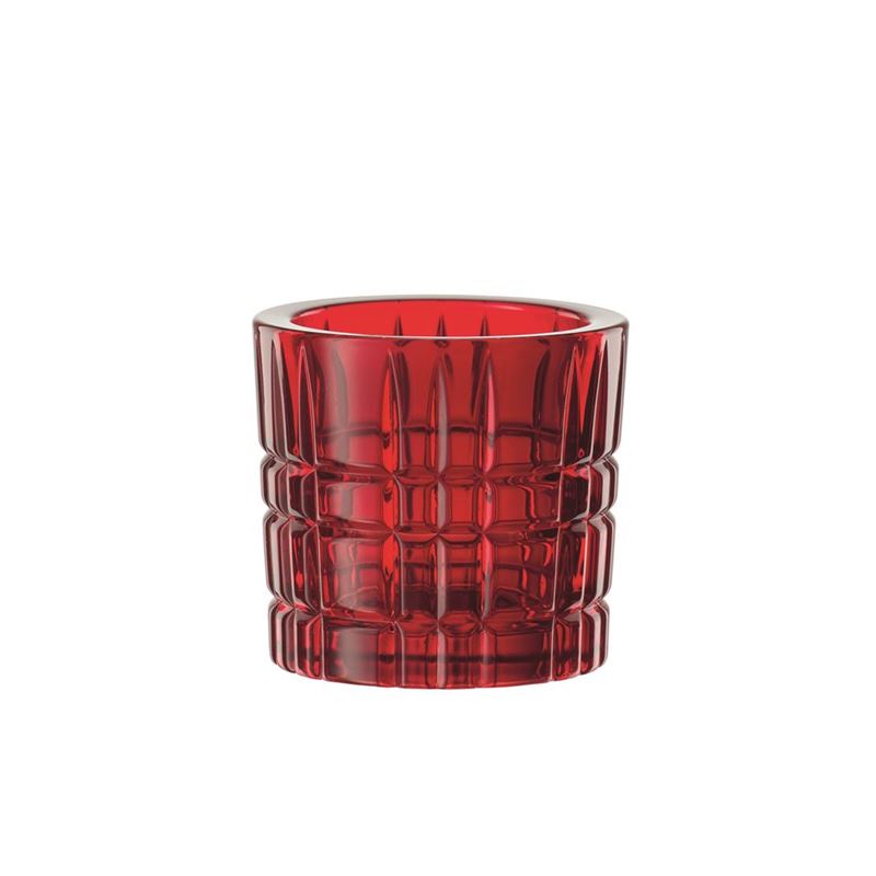 Nachtmann Crystal – Square Votive Red 6.6cm  (Made in Germany)