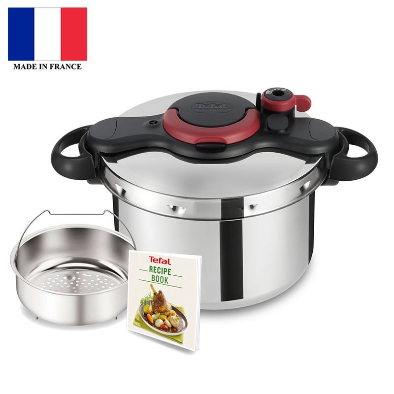 Tefal – Clipso Minut Easy Stainless Steel Pressure Cooker 7.5Ltr (Made in France)