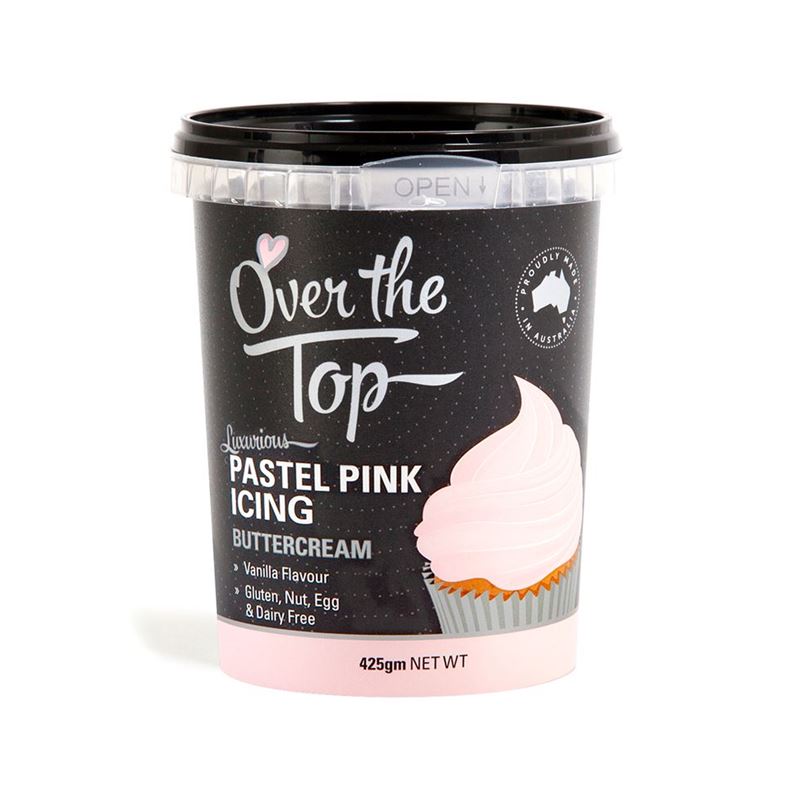 Over the Top – Ready Made Buttercream Pastel Pink 425g