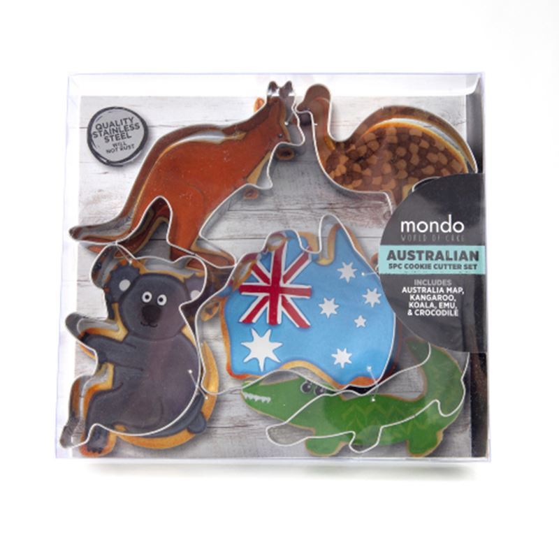 Mondo – Australian 5pc Cookie Cutter Set