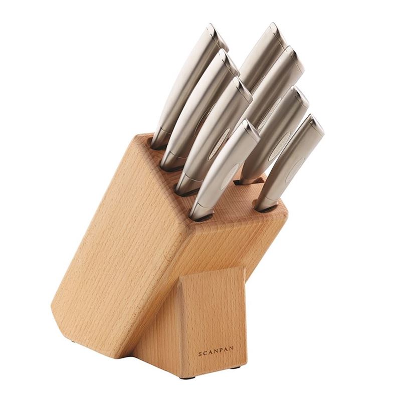 Scanpan – Classic Steel 9pc Knife Block Set