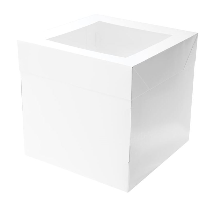 Mondo – White Cake Box Square Tall 40x40x30cm