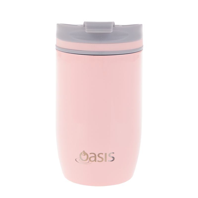 Oasis – Stainless Steel Insulated Travel Reusable Coffee Cup 300ml Soft Pink