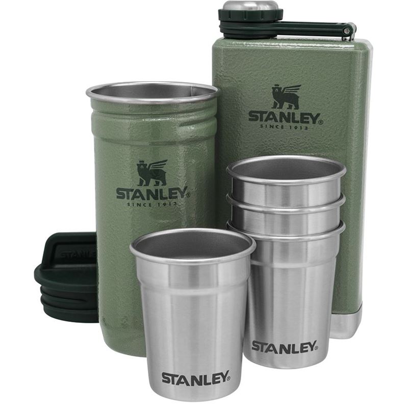 Stanley – Adventure Series Beer + Spirits Shot + Flask Gift Set Hammertone Green 230ml