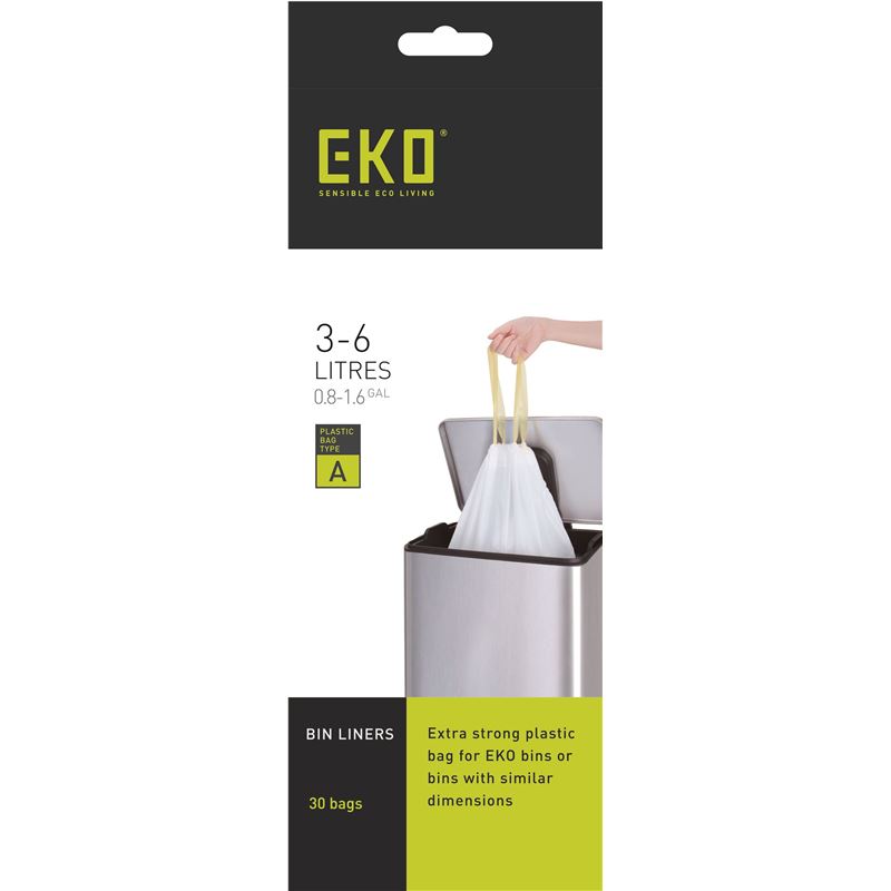Eko – Can Bin Liners 3-6Ltr Pack of 30