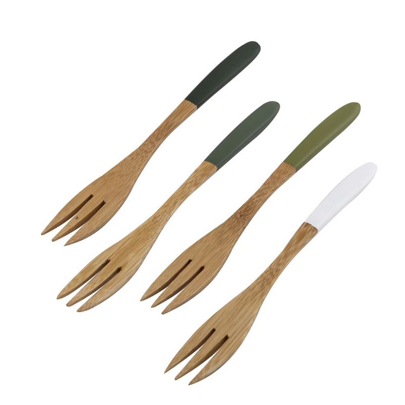 Davis & Waddell – Natural Forms Bamboo Fibre 15cm Fork Set of 4