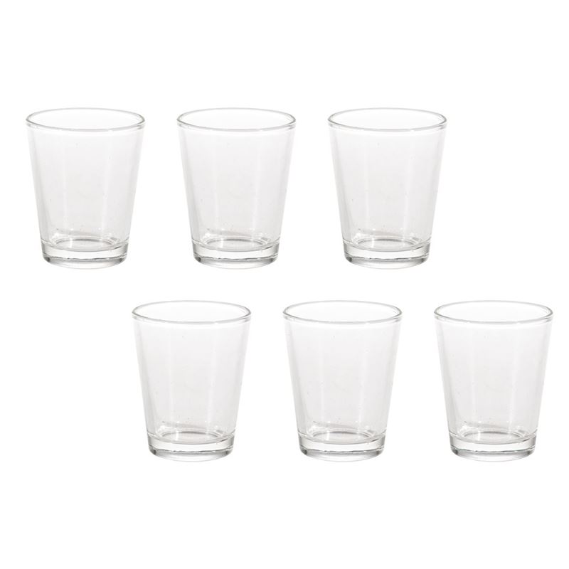 Circleware – Edge 60ml Glass Shot Glasses Set of 6