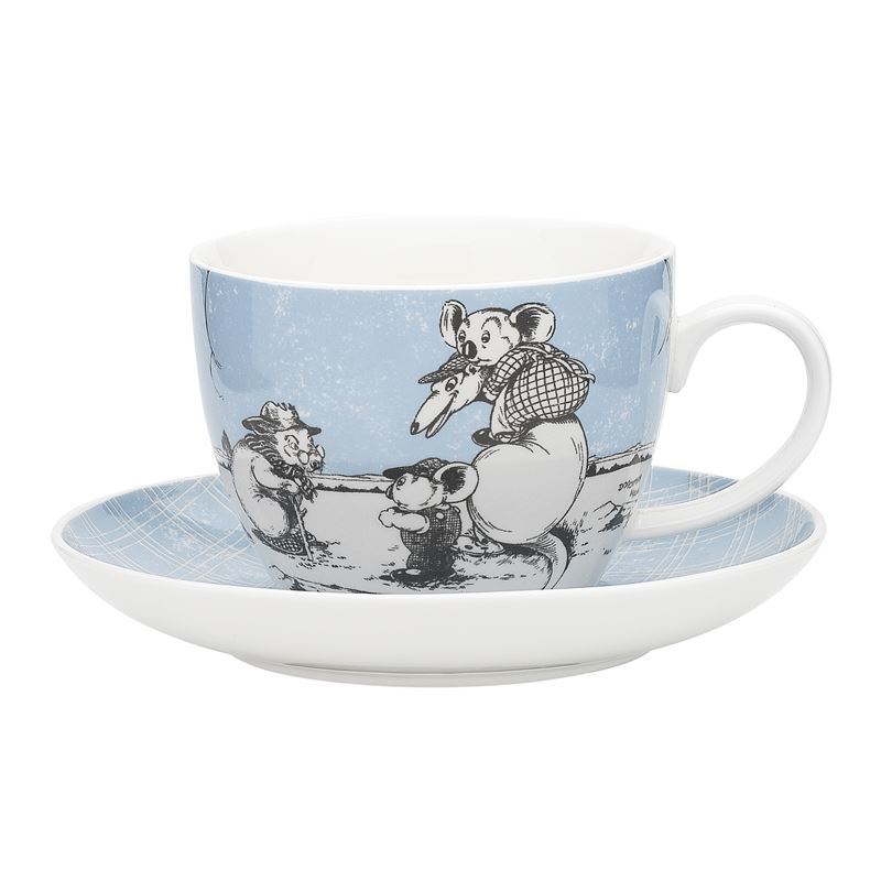 Blinky Bill by Ecology – Bone China 430ml Big Cup and Saucer Set Blue