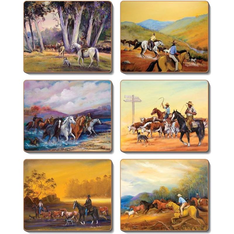Cinnamon – Man from Snowy River Placemat 28.5×21.5cm Set of 6