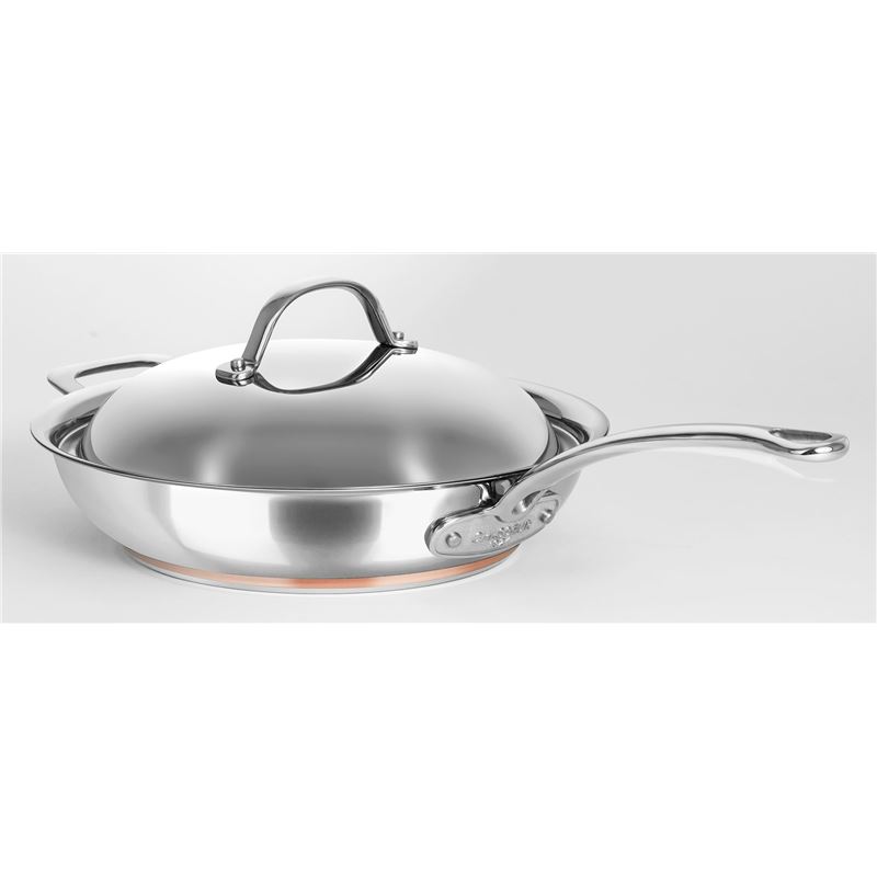 Chasseur – Le Cuivre 28cm Stainless Steel Copper Based Saute Pan with Lid