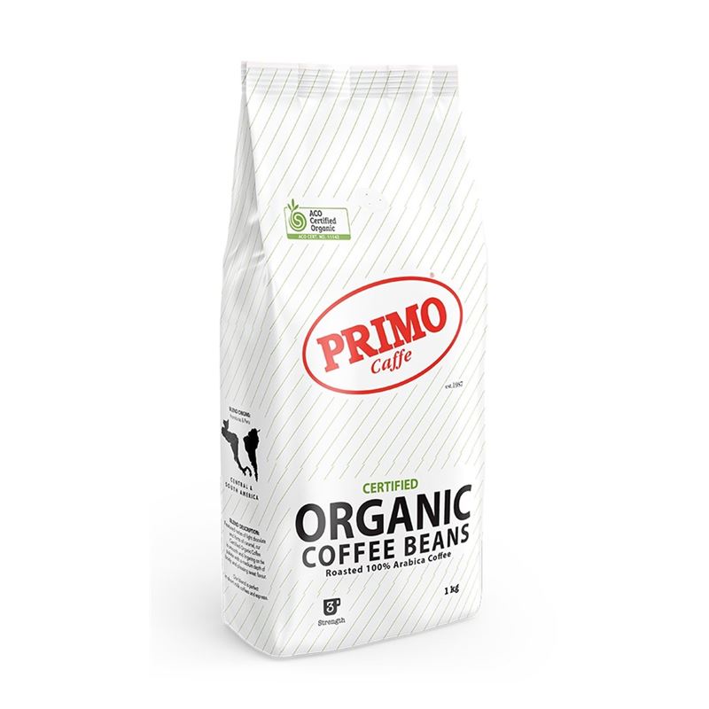 Primo – Certified Organic Coffee Beans 1Kg