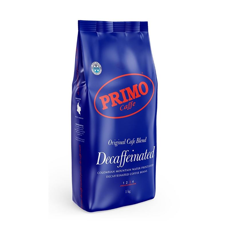 Primo – Colombian Mountain Decaf Coffee Beans 1Kg