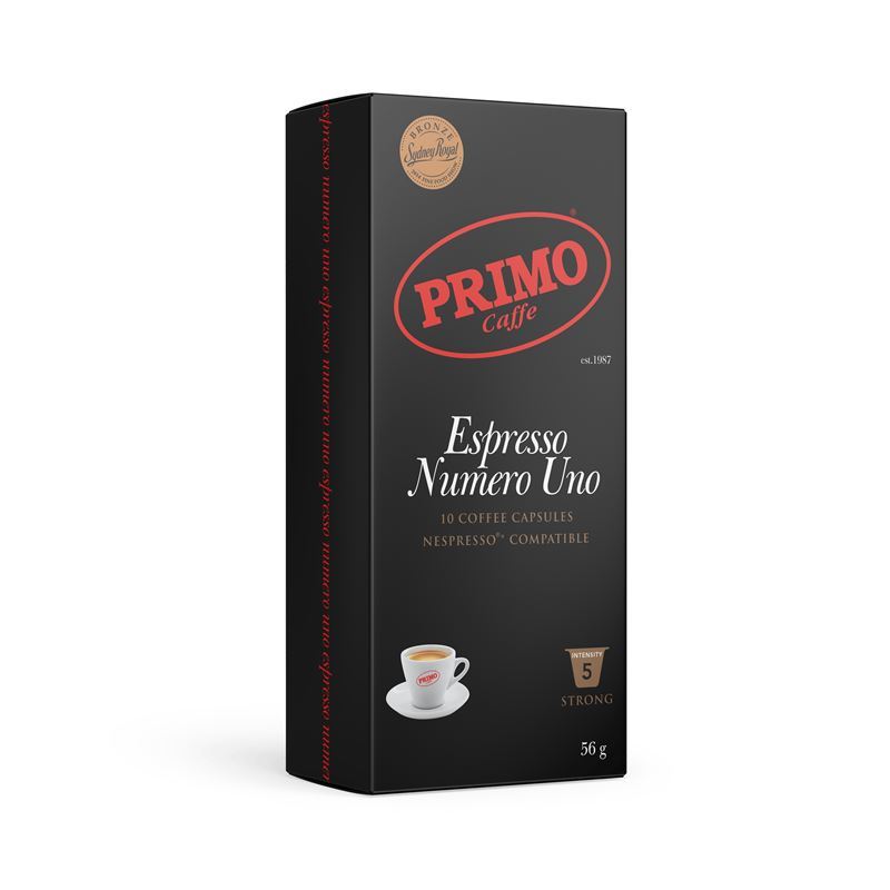 Primo – Espresso Numero Uno Capsules 10 Pack
