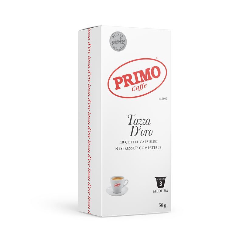 Primo – Espresso Tazza D’oro Capsules 10 Pack